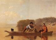 George Caleb Bingham Die Heimkehr der Trapper oil painting